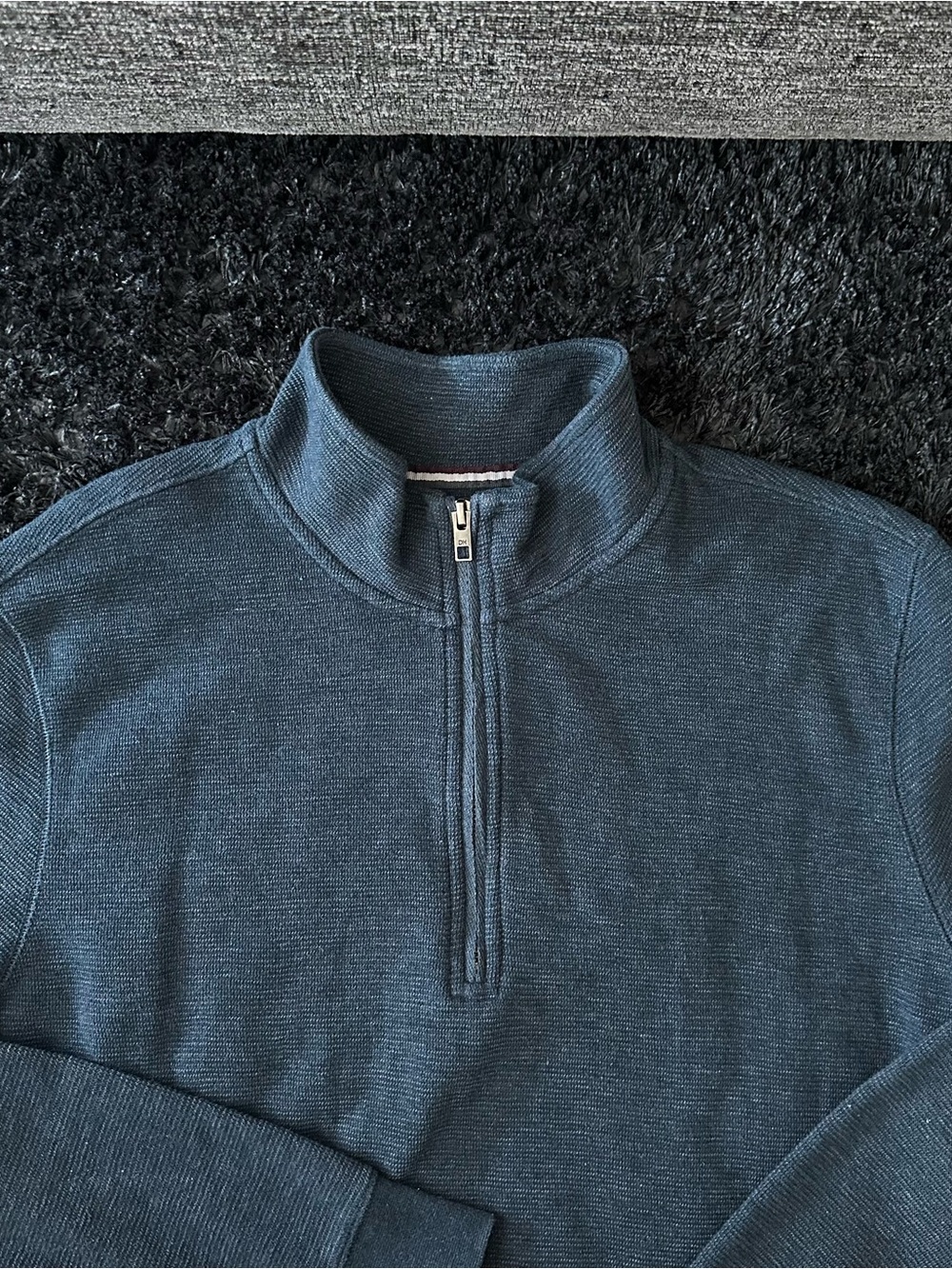 Men's Half-Zip Sweater in Deep Teal